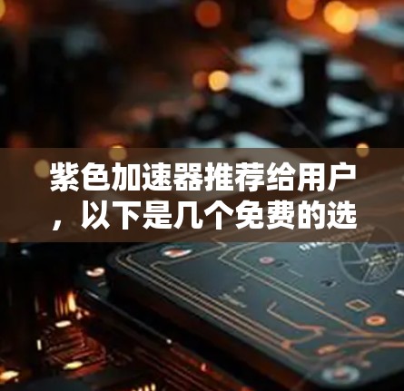 紫色加速器推荐给用户，以下是几个免费的选择推荐