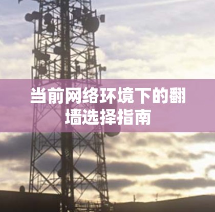 当前网络环境下的翻墙选择指南