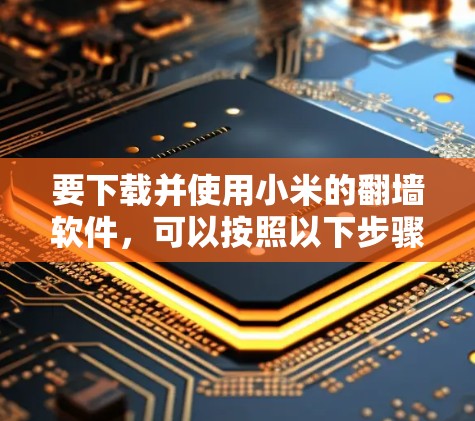 要下载并使用小米的翻墙软件，可以按照以下步骤操作